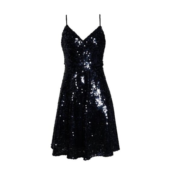 Vince Camuto Sequin Fit & Flare Party Dress - Picture 3 of 3